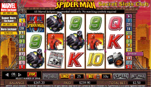 Spiderman Slot Machine