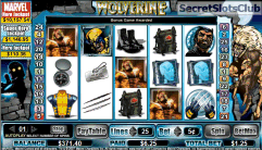 Wolverine Slot Machine